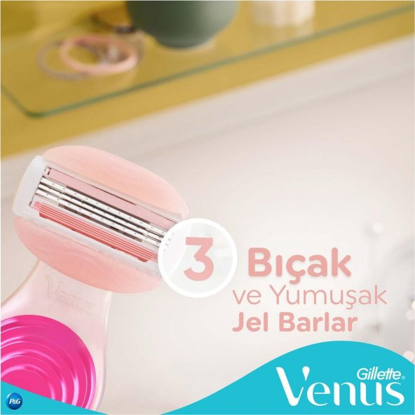 Gillette Venus Snap Comfort Kadın Tıraş Makinesi Set - 3