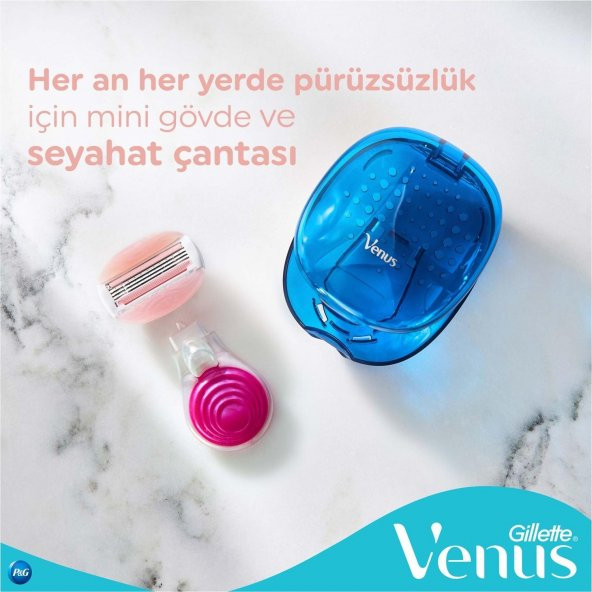 Gillette Venus Snap Comfort Kadın Tıraş Makinesi Set - 4