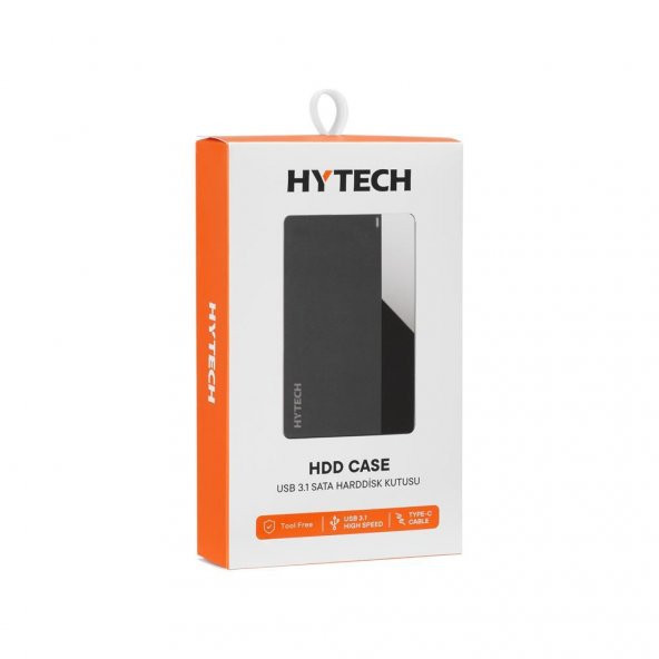 Hytech HY-HDC26 Siyah 2.5" Type C to Type C USB 3.1 Sata harddisk Kutusu - 4