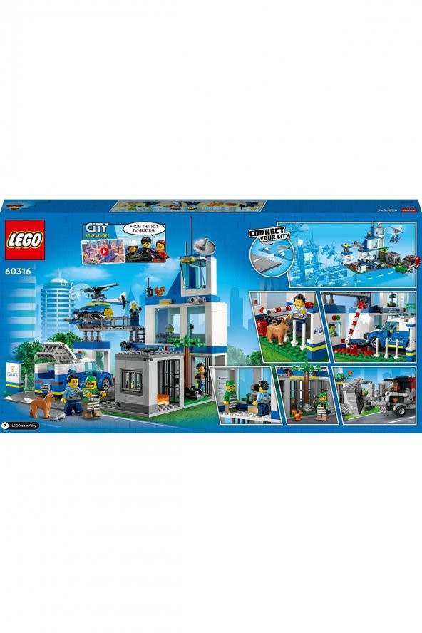 ® City Polis Merkezi 60316 Yapım Seti (668 Parça) - 4