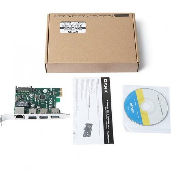 Dark 3x Usb3.0 + Gigabit Lan Pcıe X1 Ağ Kartı DK-NT-PEGLANU3 - 5