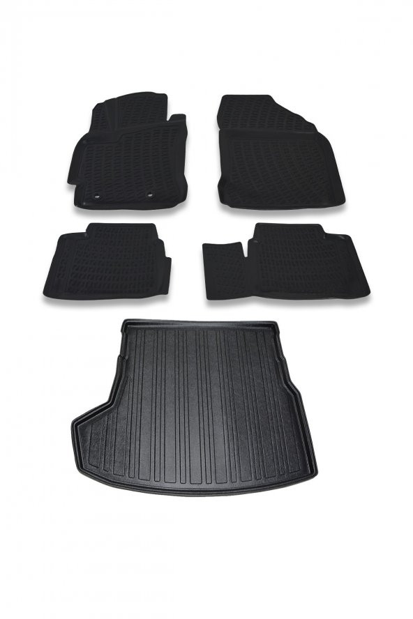 Toyota Corolla Sedan 2013-2018 Paspas Ve Bagaj Havuzu Seti