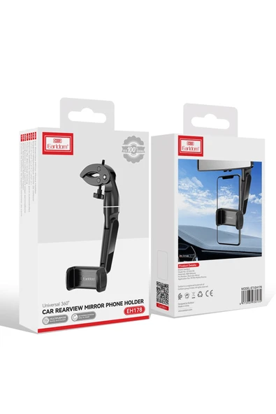 Fuchsia Dikiz Aynası Uyumlu Çok Açılı Telefon Tutucu - Resim 6