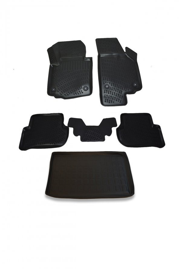 Skoda Yeti 2010 Ve Sonrası Paspas Ve Bagaj Havuzu Seti