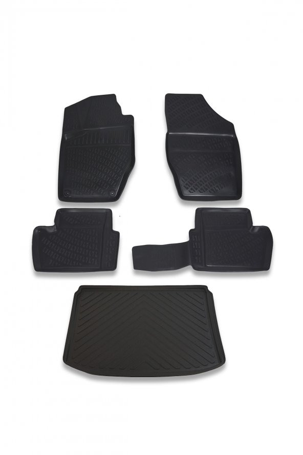 Peugeot 308 Hb 2008-2013 Paspas Ve Bagaj Havuzu Seti