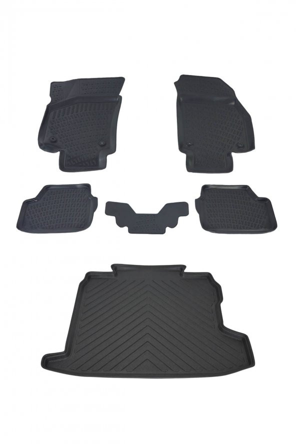 Opel Astra H Sedan 2007-2015 Havuzlu Paspas ve Bagaj Seti Bizymo