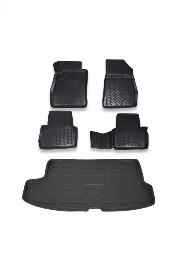 Nıssan Juke 2015+ Ust Havuzlu Paspas ve Bagaj Seti Bizymo