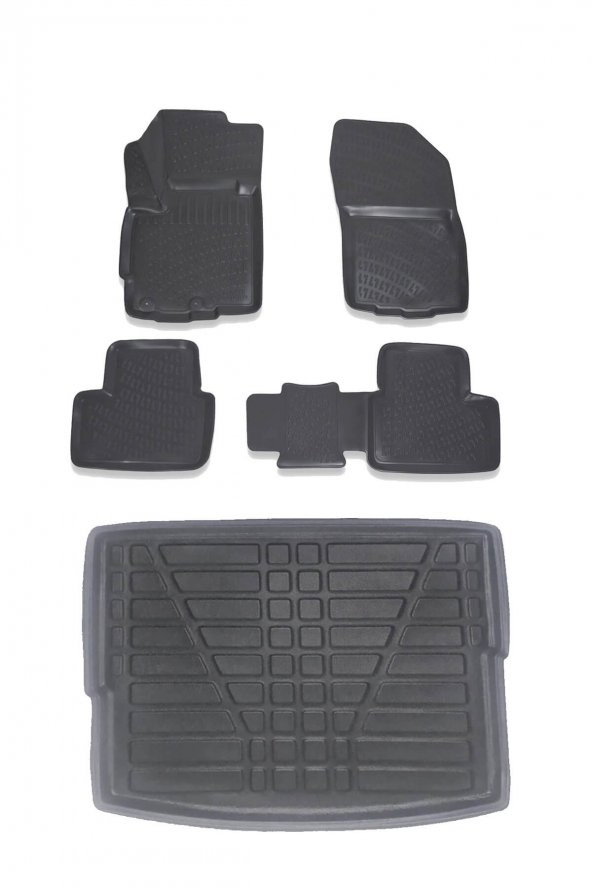 Mitsubishi Eclipse Cross 2018+ Havuzlu Paspas+ Bagaj Seti Bizymo ürün görseli 1