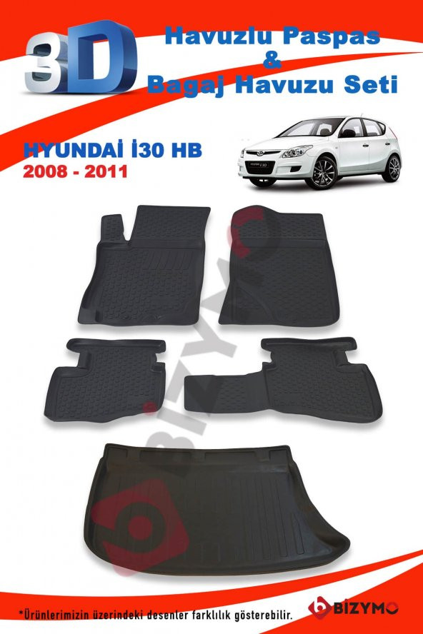 Hyundai İ30 2008-2011 Paspas Ve Bagaj Havuzu Seti - 2