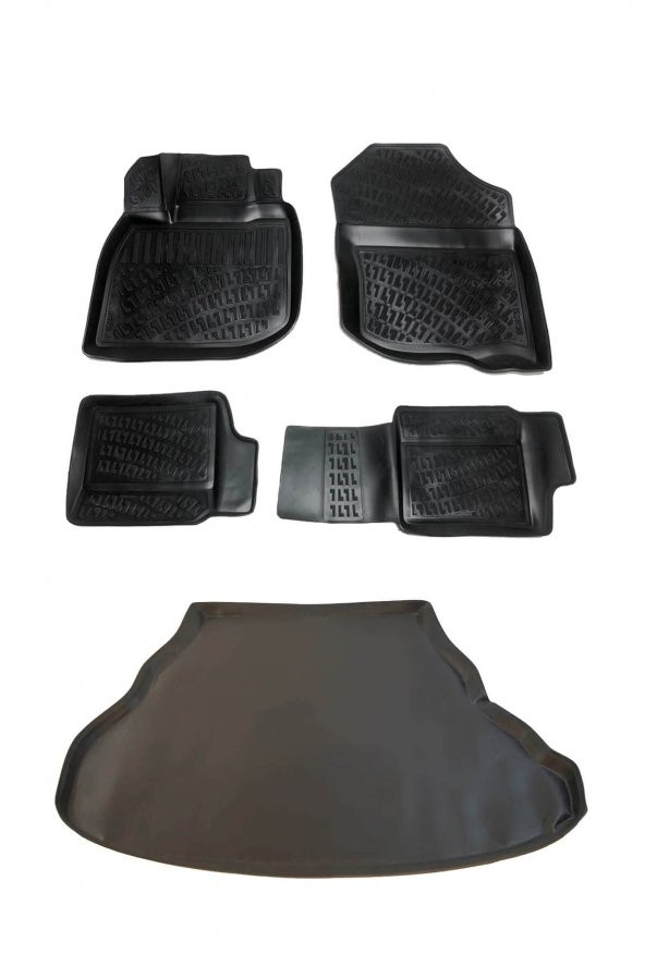 Honda City Sedan 2009+ Havuzlu Paspas ve Bagaj Seti Bizymo