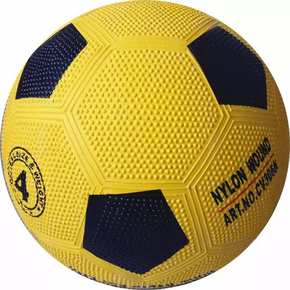 Futbol Topu Kauçuk Sağlam 4 Numara Yeni Üretim Karışık Renkli top