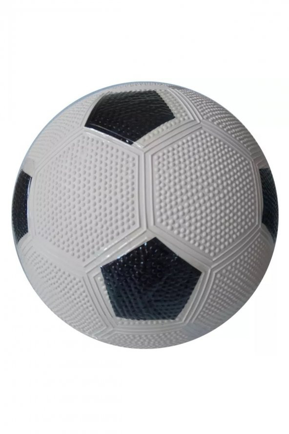 Kauçuk Futbol Topu Beşiktaş Bjk Siyah Beyaz (1.kalite Sağlam Ürün) - 3