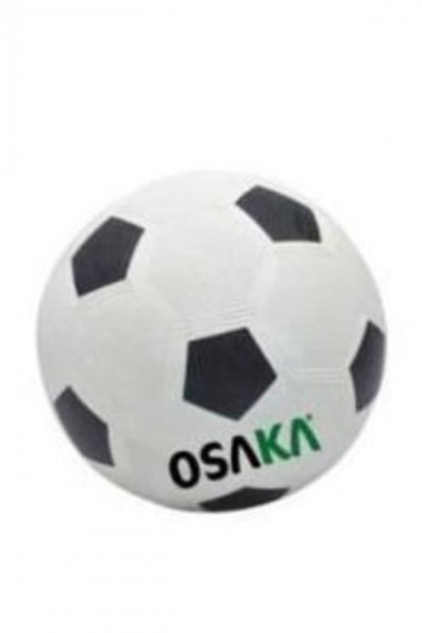 4 Numara Kauçuk Futbol Topu - Siyah Beyaz