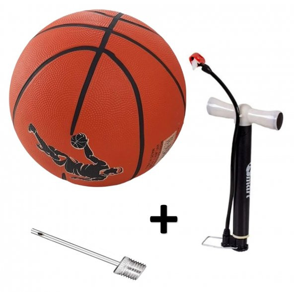 7 Numara Basketbol Topu,Basket Topu  ve Pompa+ Şişirme İğnesi hediyeli