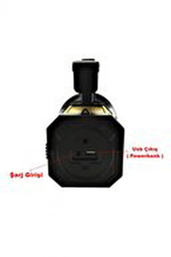 8100-yp 25w Ultra Güçlü Şarjlı El Feneri Projektör Sos+powerbank+usb Çıkış+25w Yan Aydınlatma - 3