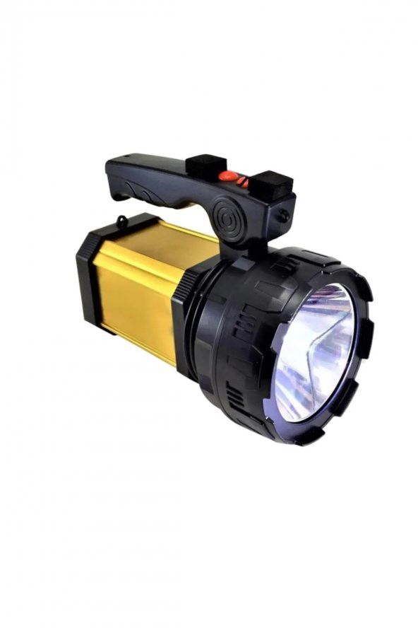 Yp-8100l Prejektör 25w Led Şarjlı El Feneri Sos Ve Uzun Menzil Powerbank Usb Çıkış + Yan Aydınlatma - 2
