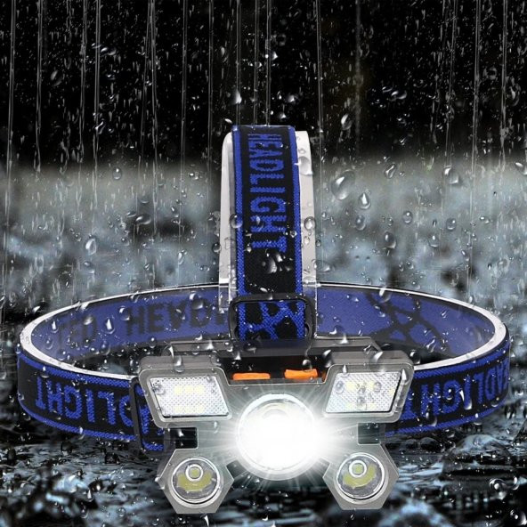 Dark Pro Taka Riko 50w Ultra Güçlü Led Şarjlı 5 Led Led Kafa Feneri Avcı Feneri Balıkçı Kamp Feneri - 2