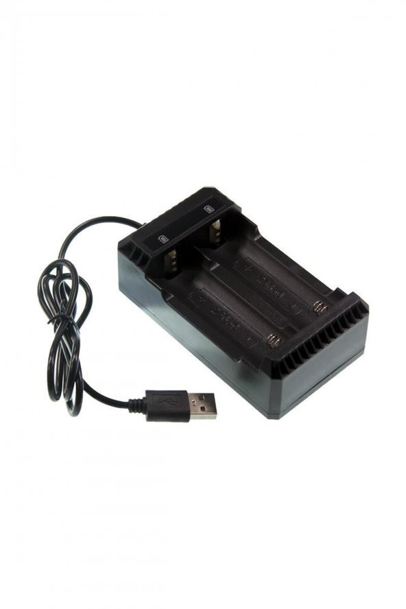 Li-ion Usb 18650/22650/26650 3.7v Pil Şarj Aleti 2li