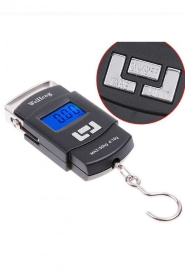 El Kantarı Elektronik Dijital 50 Kg Terazi Tartı 10 Gr Hassas - 2