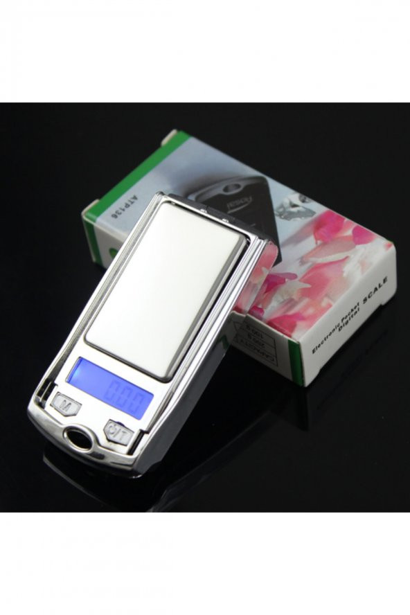 Elektronik 200gr Hassas Cep Terazisi Anahtarlık Model Kuyumcu Terazisi 0.01 - Resim 2