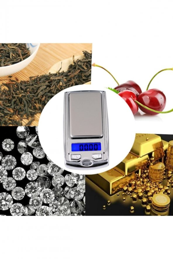 200gr 0.01 Tam Hassas Cep Terazisi Anahtarlık Modeli - Resim 2