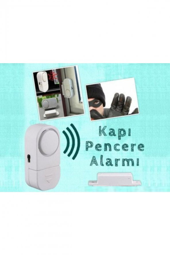 Kapı Pencere Hırsız Alarmı Pilli 90 Db