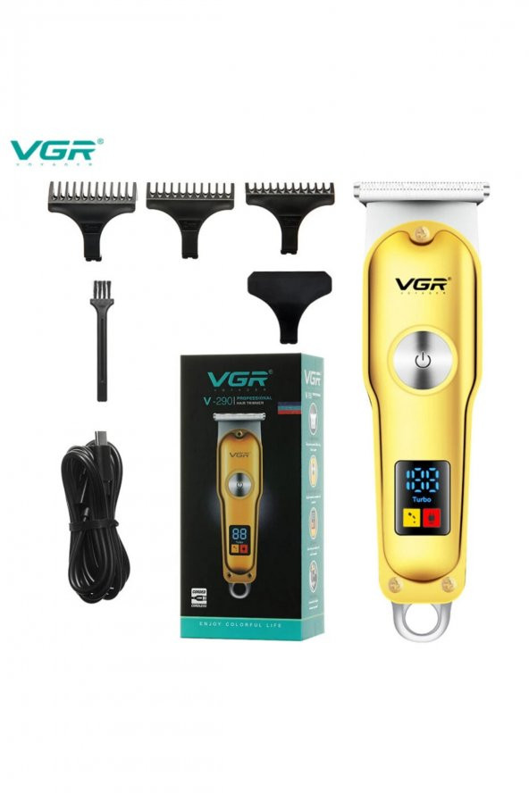 Vgr V-290 Saç Kesme Elektrikli Tıraş Makinesi Led Akıllı Ekran Taşınabilir Saç Kesme - 2