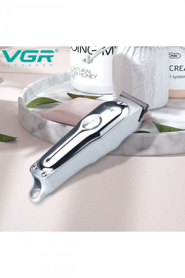 V-071 Profesyonel Usb Şarjlı Berber Traş Makinesi Saç Sakal Tıraş Makinası Erkek Bakım Seti - 3