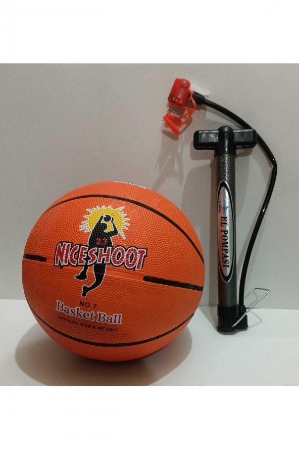 Basketbol Topu Ve Kaliteli Şişirme Pompası - 2