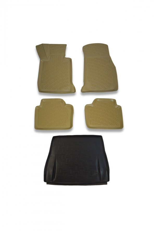 Bmw 3 Serisi E90 2005-2011 Bej Paspas ve Bagaj Havuzu Seti ürün görseli 1