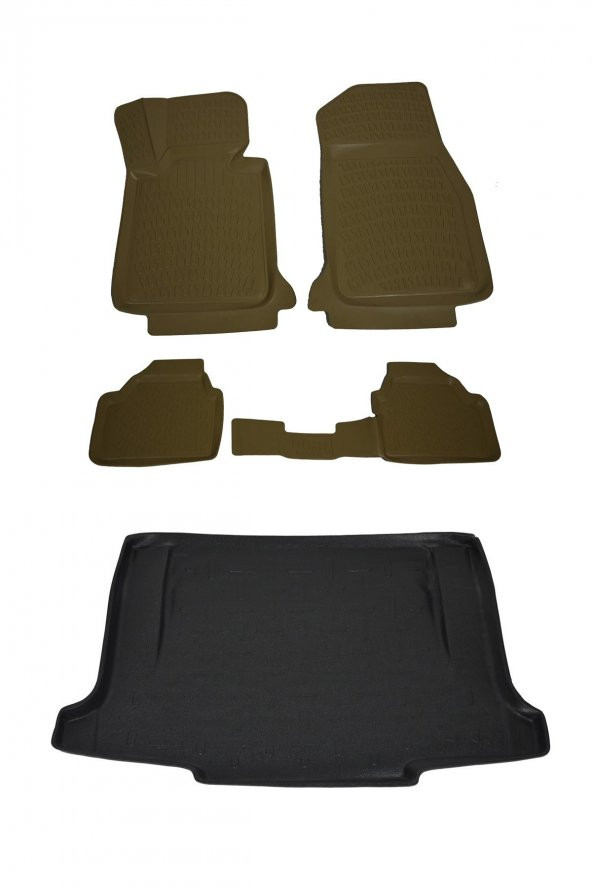 Bmw 1 Serisi E87 2005-2011 Bej Paspas ve Bagaj Havuzu Seti - 1
