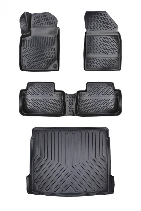 Citroen C5 2001-2007 3D Paspas ve Bagaj Seti Bizymo