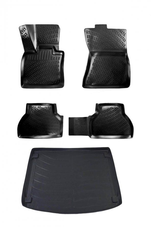 BMW X6 2015-2019 Havuzlu Paspas ve Bagaj seti Bizymo