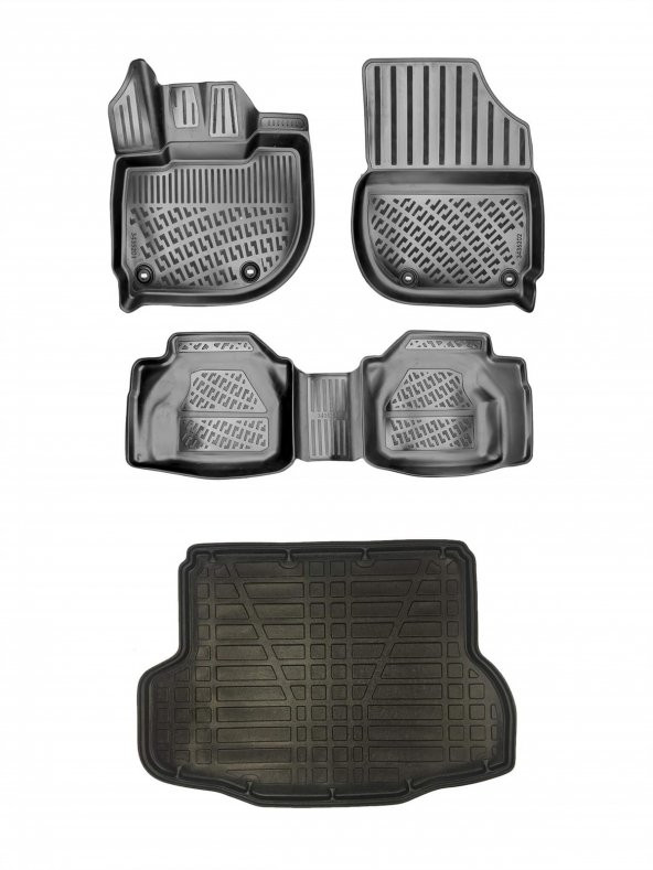 Honda City 2021+ 3D Havuzlu Paspas ve Bagaj Havuzu Bizymo ürün görseli 1