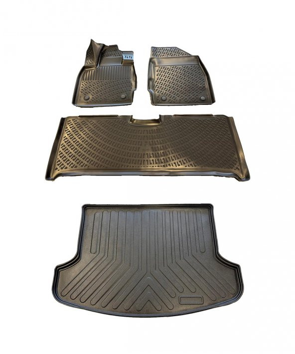 Skywell ET5 2021 Sonrası 3D Havuzlu Paspas ve Bagaj Havuzu Seti