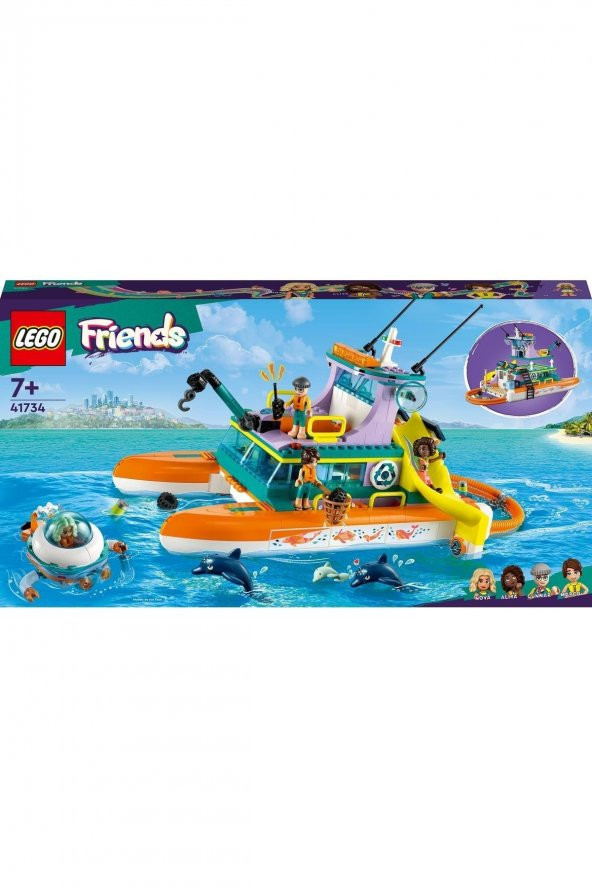 ® Friends Deniz Kurtarma Teknesi 41734 - Yaratıcı Oyunları Ve Deniz Yaşamı Hikayelerini Se - 3