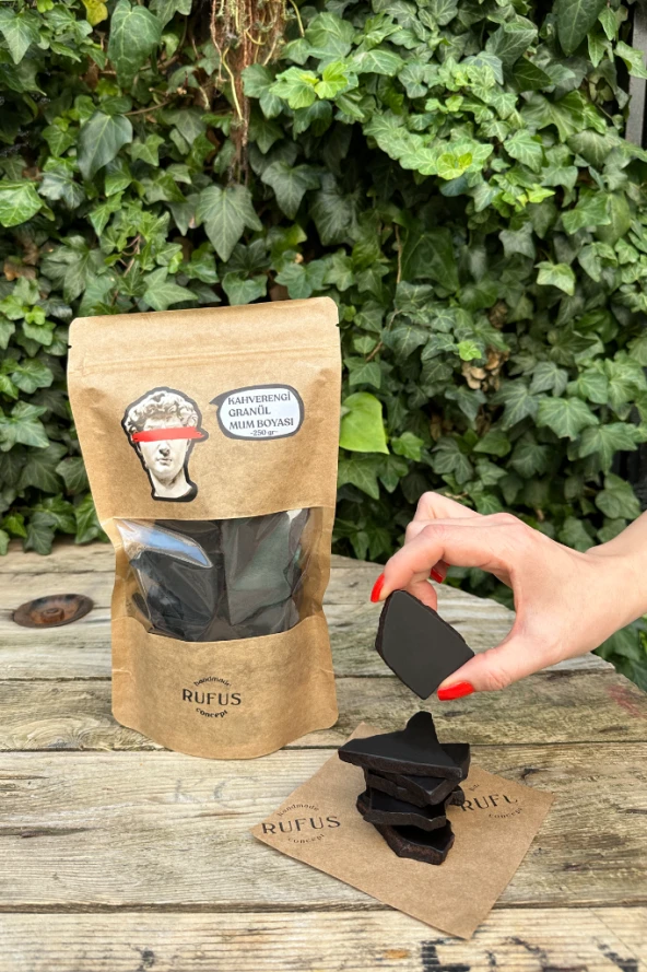 Kahverengi Granül Mum Boyası 250 gr - Resim 3