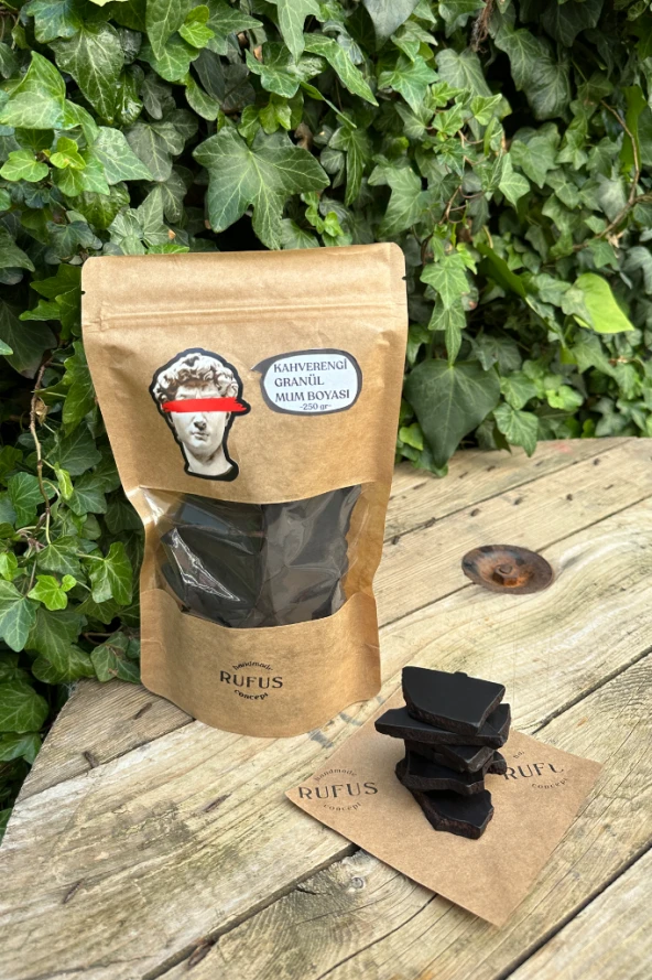 Kahverengi Granül Mum Boyası 250 gr - Resim 4