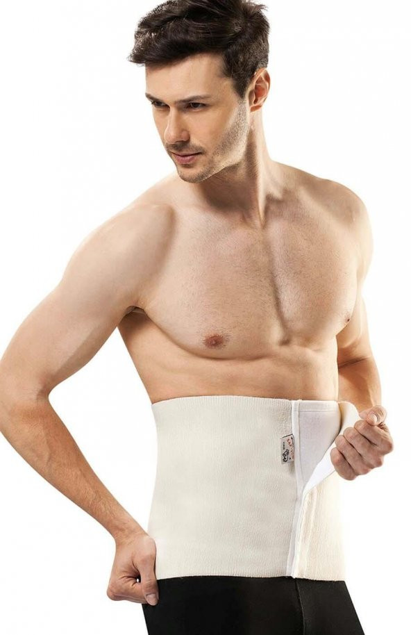 Dode Flora Şalcı Unisex Ekstra Sıhhi Kalın Yün Cırtcırtlı Bel Korsesi (890)