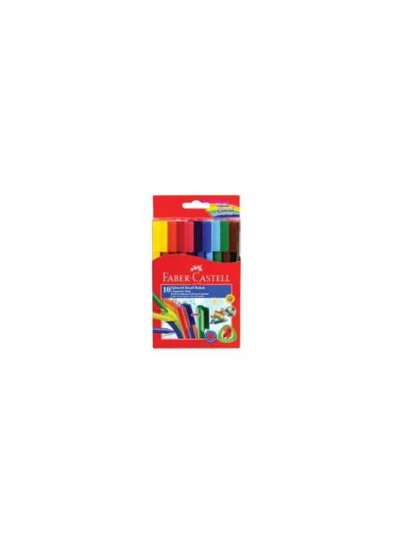 FABER CASTELL KEÇELİ KALEM 10 RENK