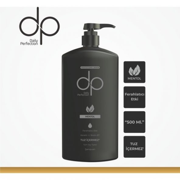 Dp Daily Perfection Mentol Tuzsuz Şampuan 500 ml