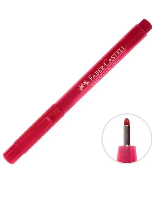 FABER CASTELL BROADPEN 1554 KIRMIZI ürün görseli