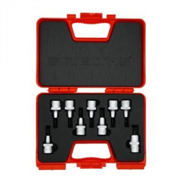 İzeltaş 1113 00 6009 1/2'' Lokmalı Torx Uç Takımı 9 Parça