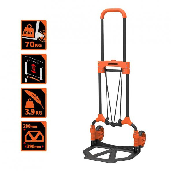 BLACK+DECKER BH200 65Kg Katlanır El Arabası - 7
