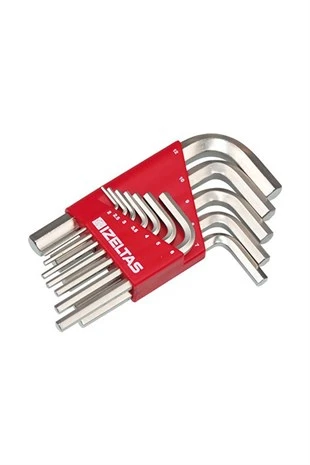 İzeltaş 4901003112 Allen Anahtar Takımı SAE 12'li Set - 2