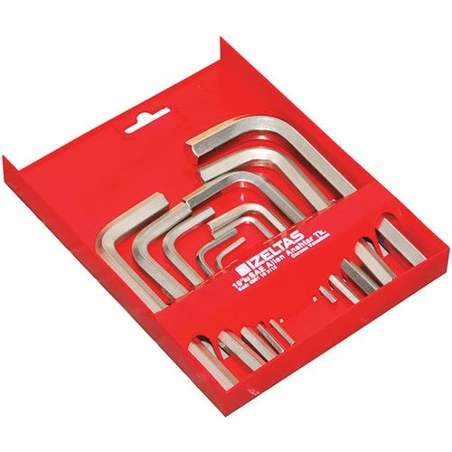 İzeltaş 4901003112 Allen Anahtar Takımı SAE 12'li Set