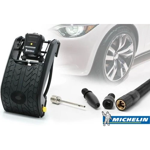 Michelin MC12209 Dijital Basınç Göstergeli Çift Pistonlu Ayak Pompası