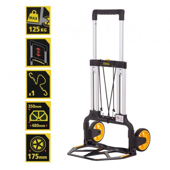 STANLEY FATMAX FX706 125Kg Profesyonel Katlanır El Arabası - 3