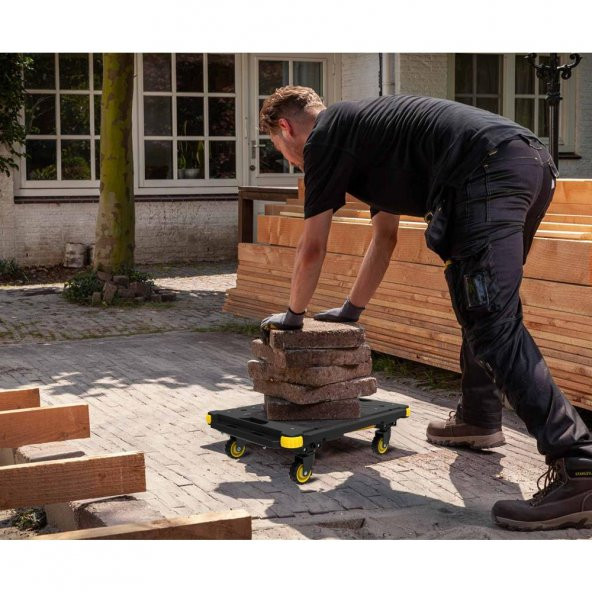 STANLEY PC531 137kg 55x45cm Dört Tekerli Yük ve Paket Taşıma Arabası - 10