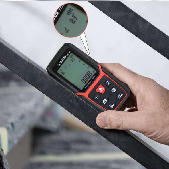 KOBB KBL100 100m Profesyonel Li-ion Şarjlı Lazer Metre - 7